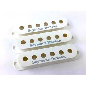 SEYMOUR DUNCAN ITALIA 11800-01-W      S-COVER WHITE (3) LOGO