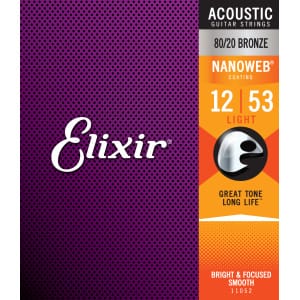 ELIXIR ITALIA 11052 ACOUSTIC 80/20 BRONZE NANOWEB