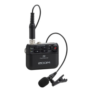 Zoom F2 - field recorder + Microfono lavalier